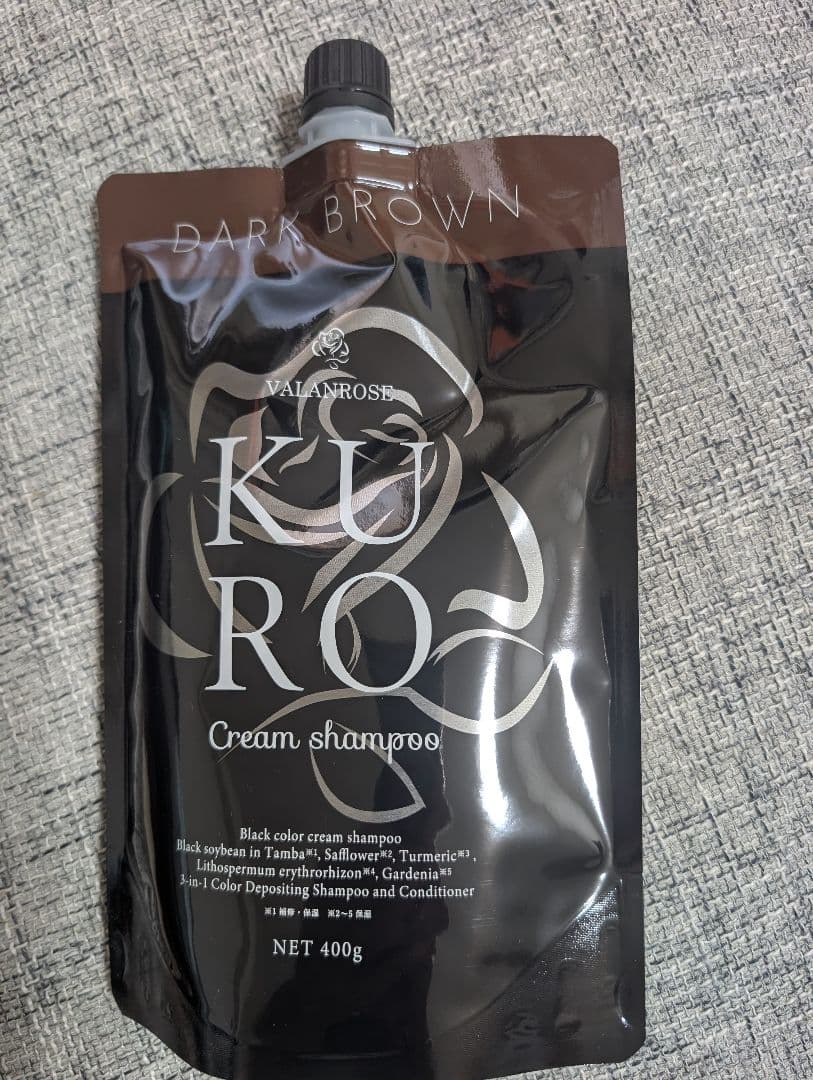 moonKUROCreamShampooダークブラウン 400g