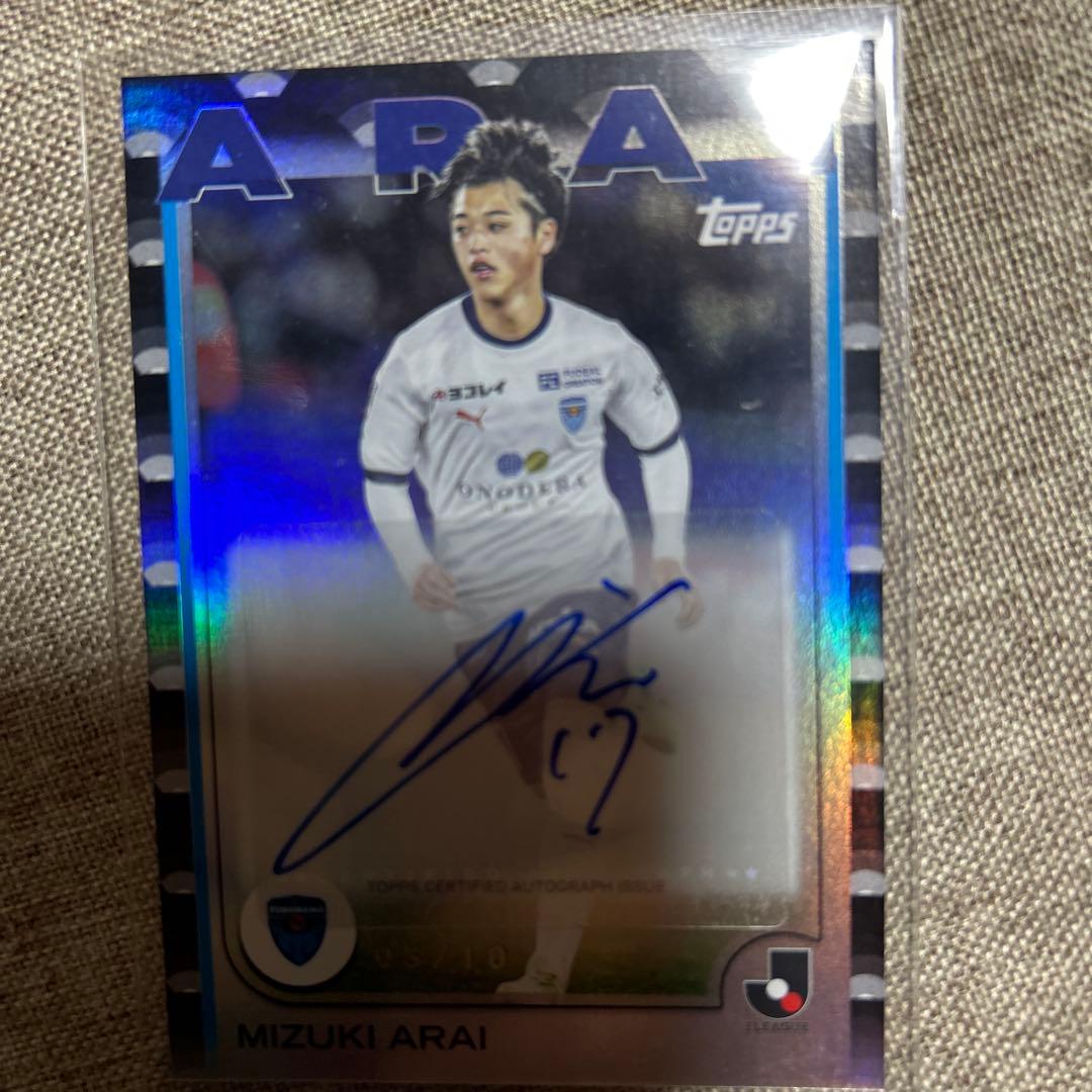 topps Jリーグ 2025 新井瑞希 横浜FC 直筆サインカード 10シリ - メルカリ