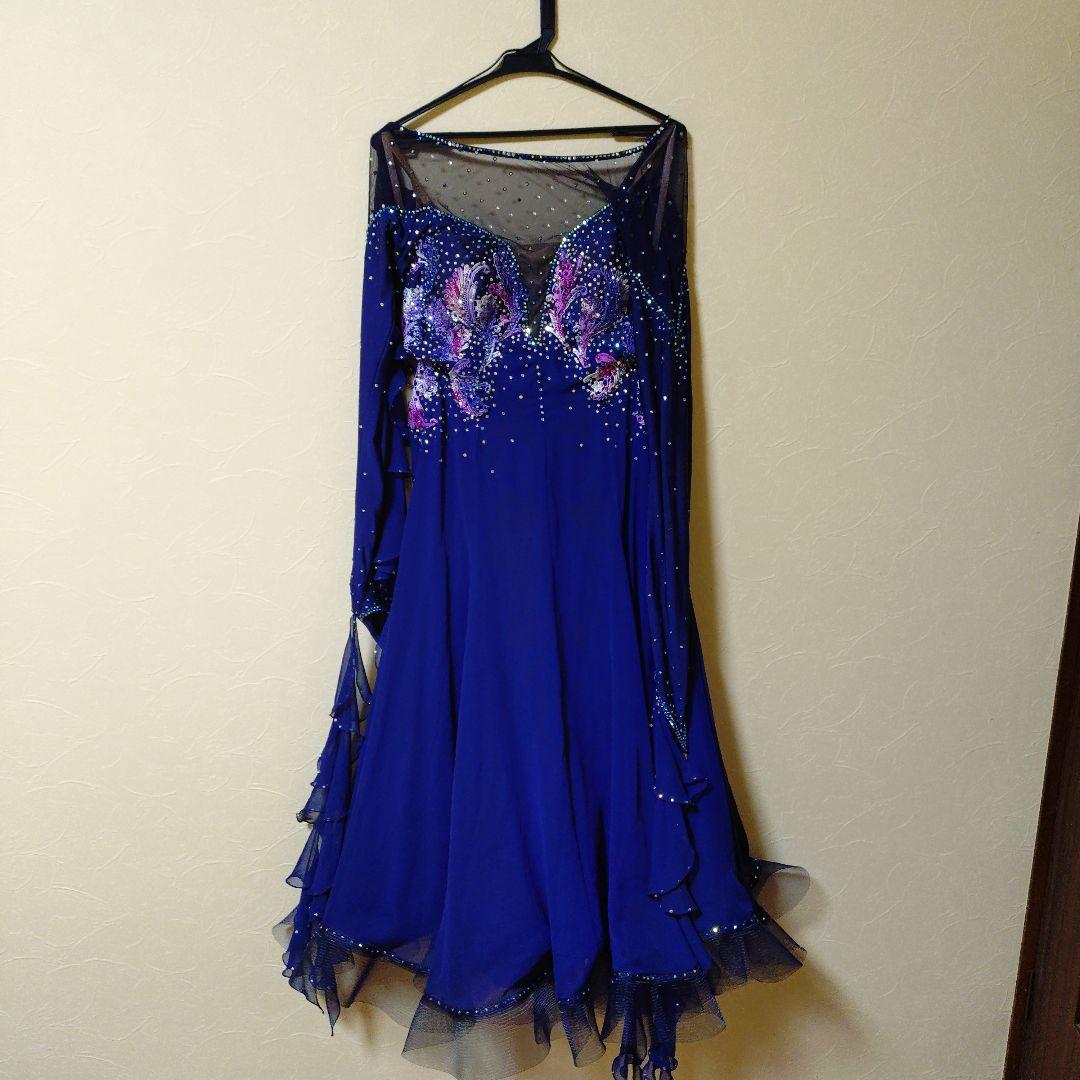 社交ダンスドレス Lサイズ ネイビー 社交ダンスドレス Lサイズ ネイビー 試着・レンタル・購入】社交ダンス
