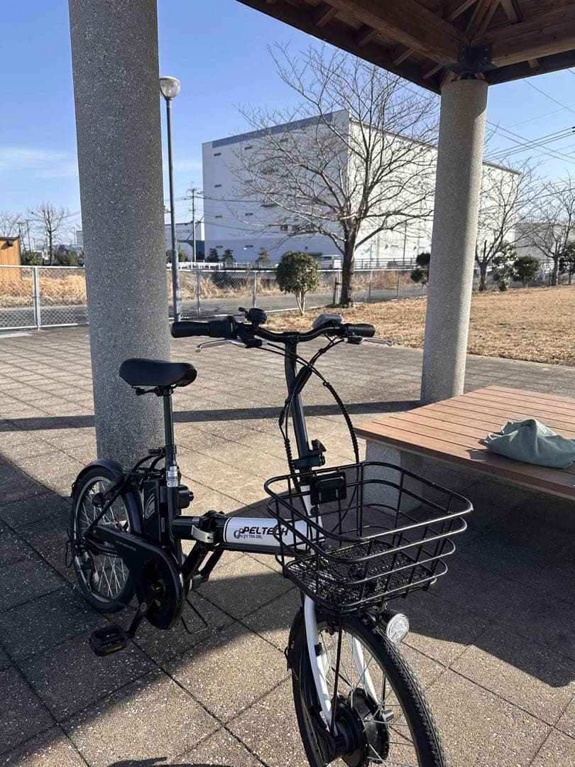 PETTECH 折りたたみ自転車 ホワイト/ブラック - メルカリ