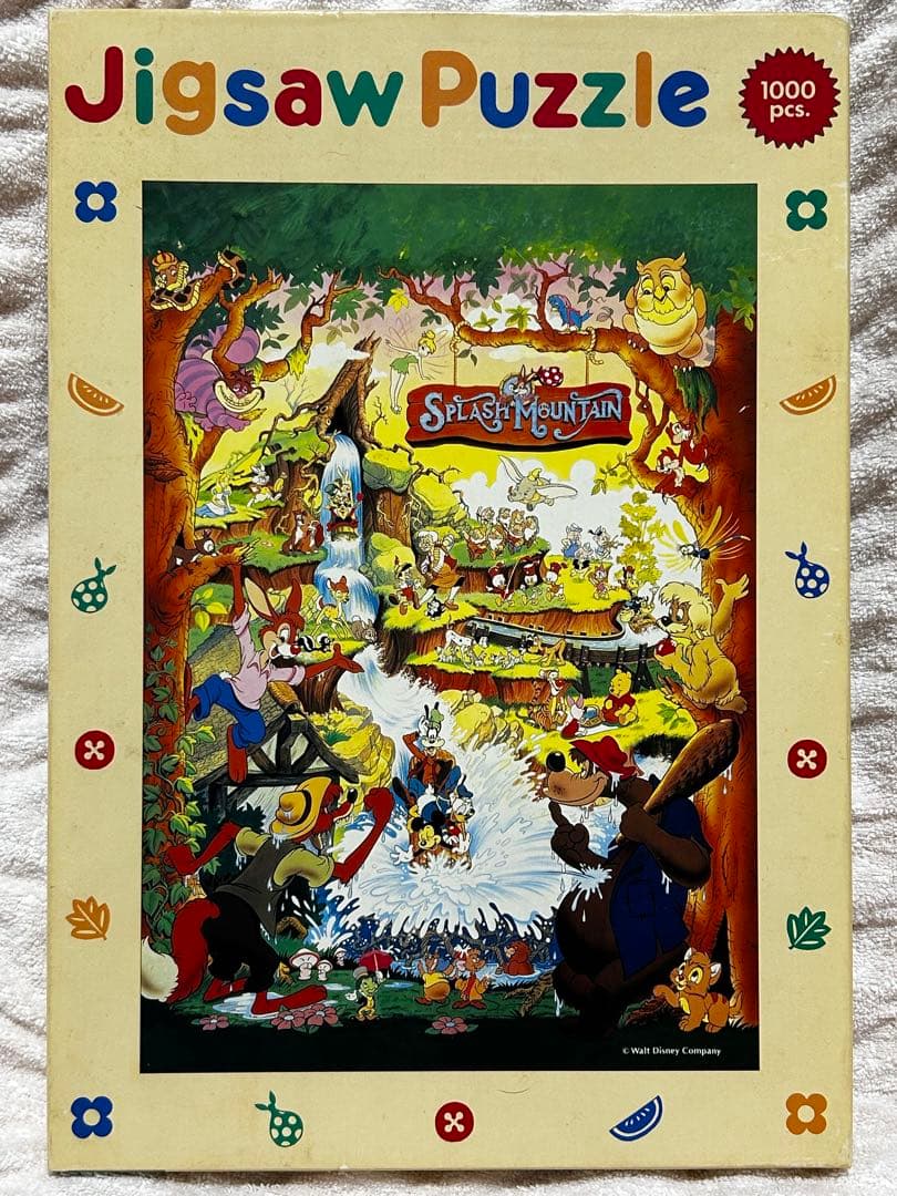 TDR東京ディズニーランド★スプラッシュマウンテンオープン記念ジグソーパズル