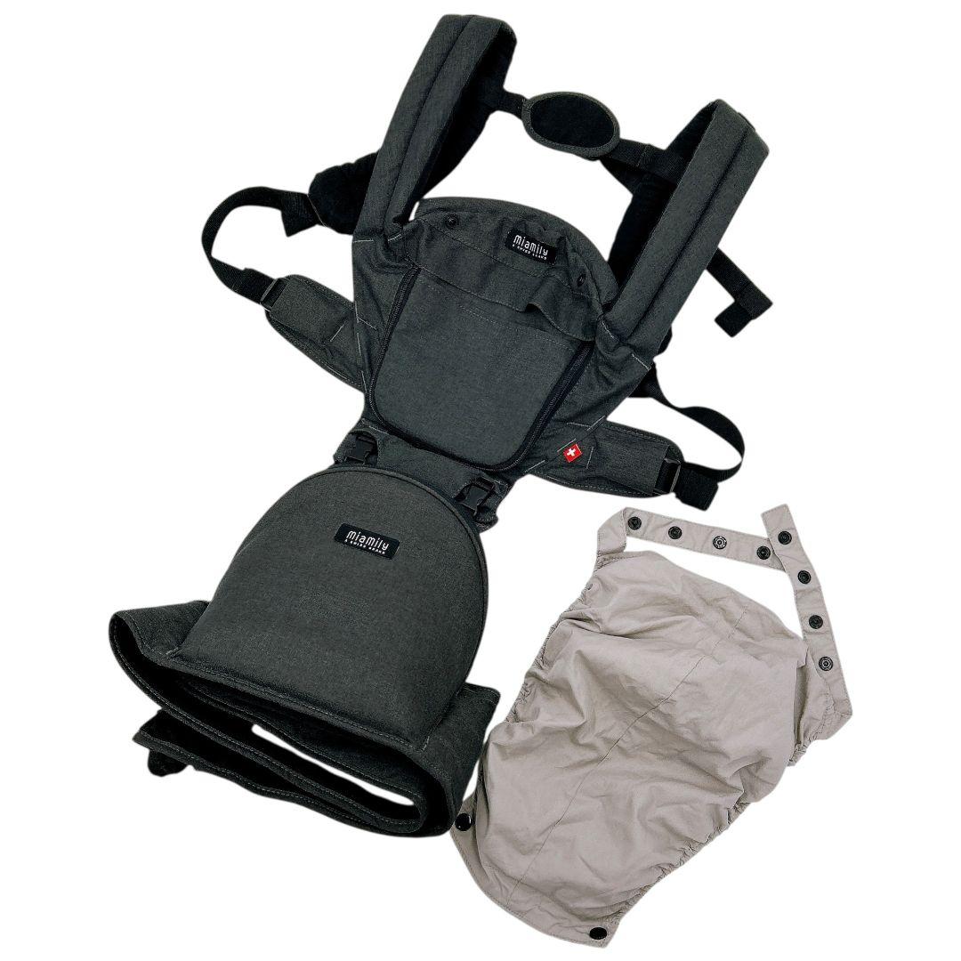 【美品】 使用回数少なめ MiaMily 日本モデル 抱っこ紐 グレー 楽天市場】公式ミアミリー（MiaMily）ヒップスタープラス日本モデル