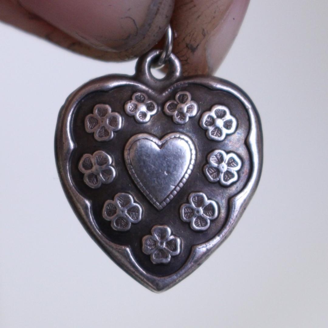 40s スウィートハートジュエリー シャムロック シルバー クローバー