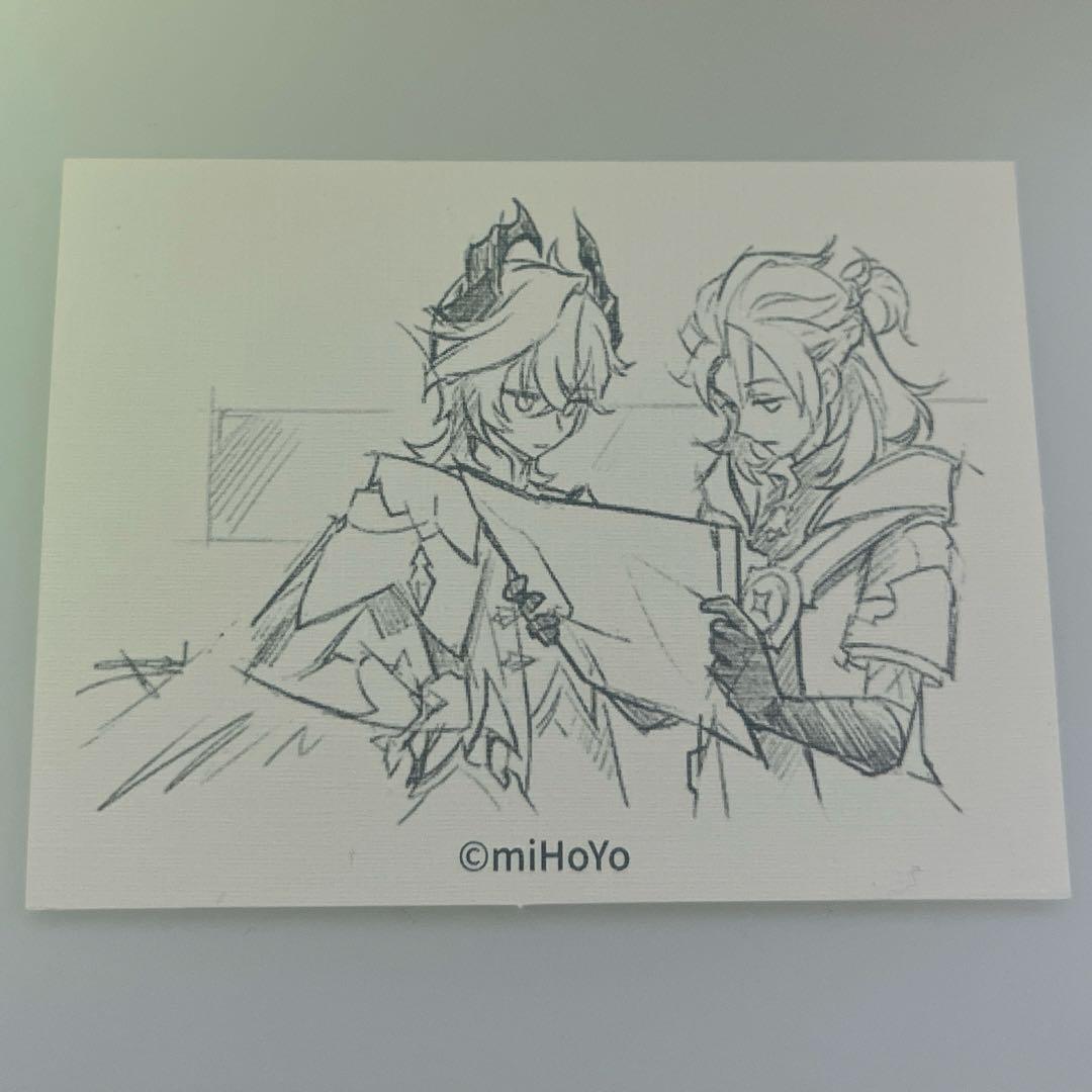 ば*す様 原神fes フェス 2026 ステッカー 特典 ドゥリン アルベド