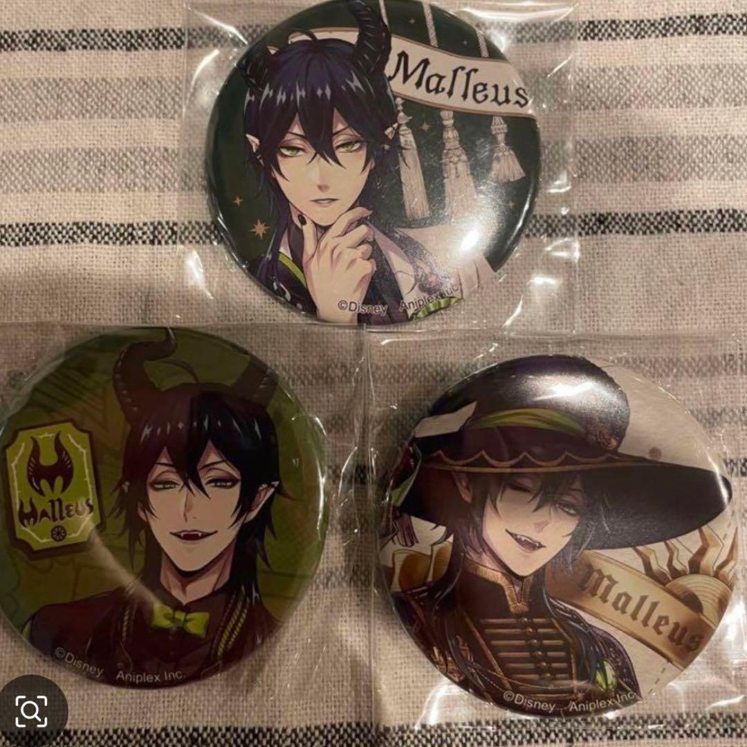 15.ツイステ マレウス 缶バッジ バースデー おめかし ユニオン