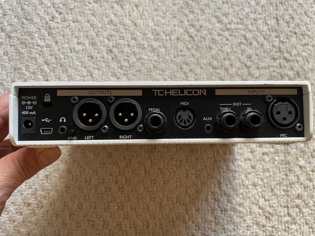 TC HELICON ボーカルエフェクターVOICELIVE PLAY GTX