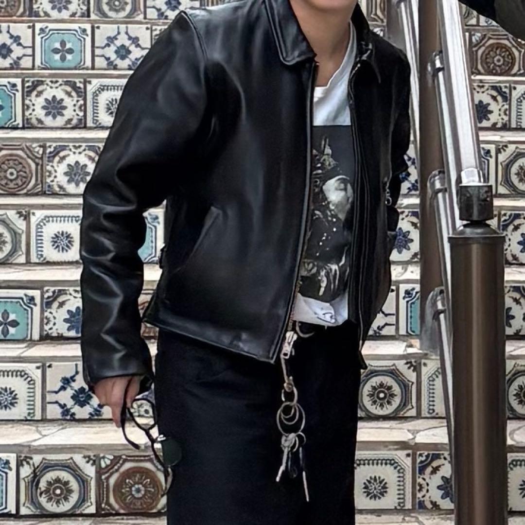 VANSON enf シングルライダース VANSON（バンソン） VANSON ENF シングル ライダース ブラック