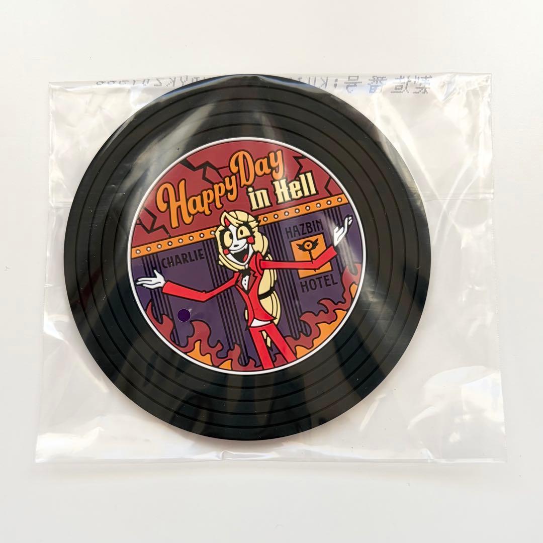 一番くじ ハズビン・ホテル レコード風ラバーコースター G賞