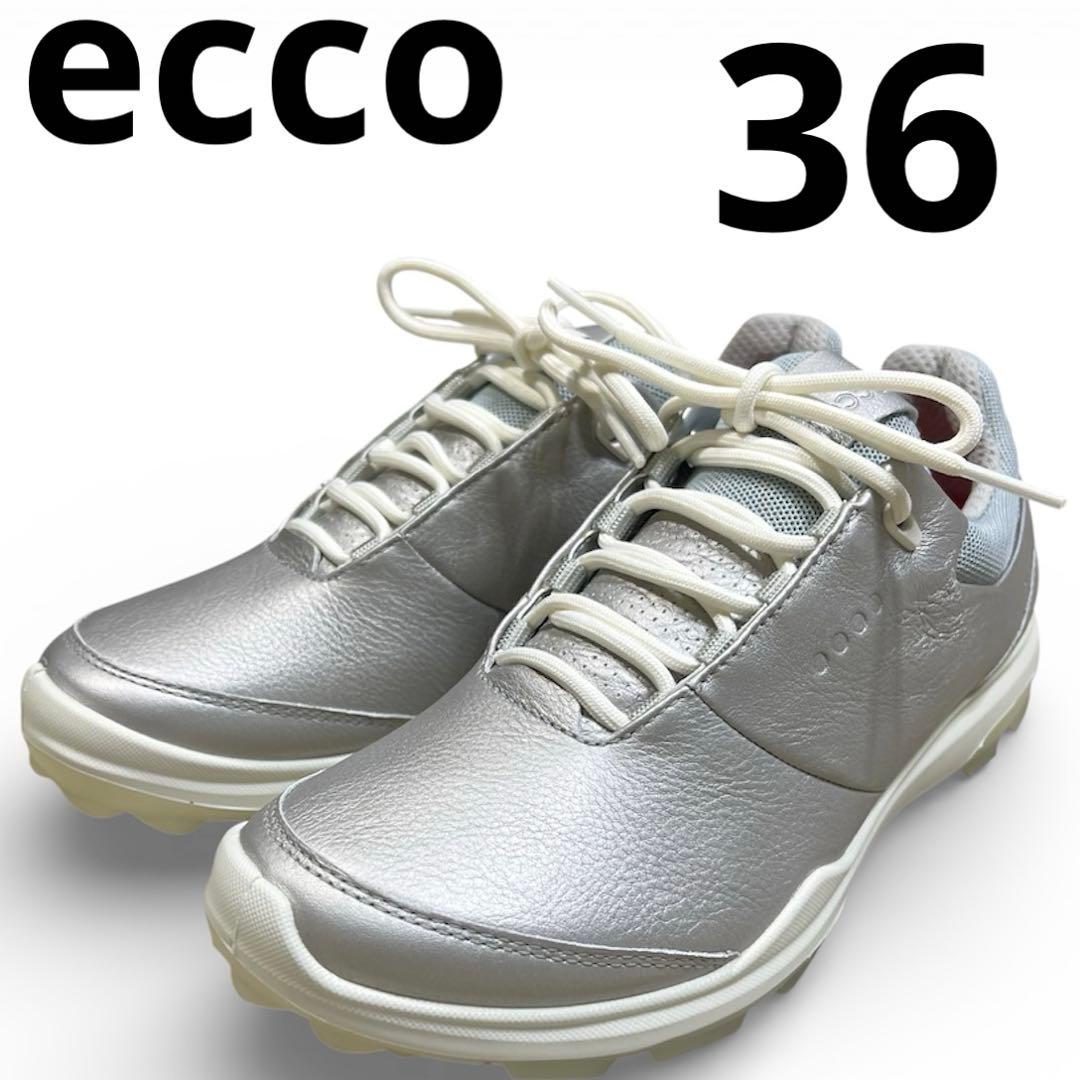 未使用級ecco(エコー)レディース W バイオム ハイブリッド3ゴルフシューズ