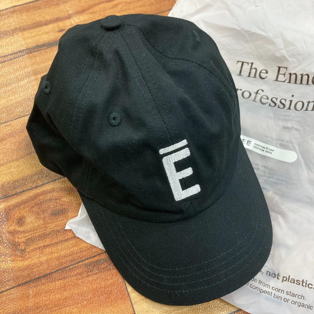 新品 ENNOY COTTON Ē CAP BLACK キャップ エンノイ。。 - メルカリ