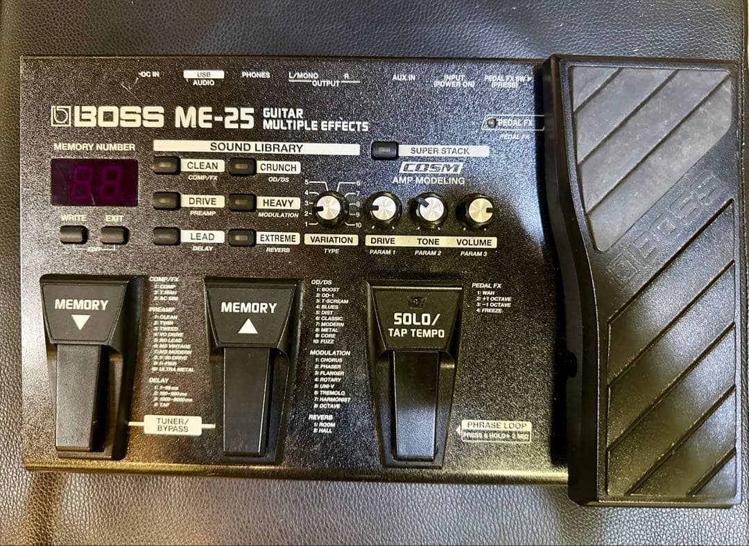 BOSS ME-25 ギターマルチエフェクター Amazon.com: Boss ME-25 Guitar Multiple Effects : Musical Instruments