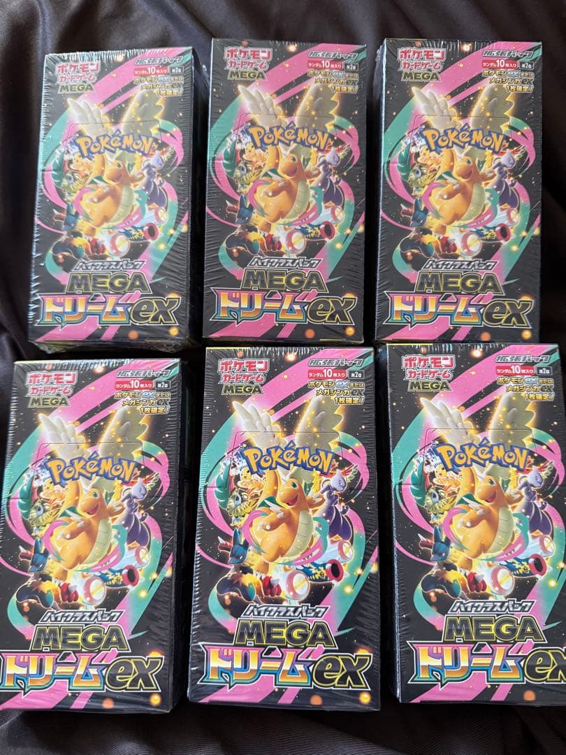 ポケカ　MEGAドリームEX シュリンク付き　6BOX