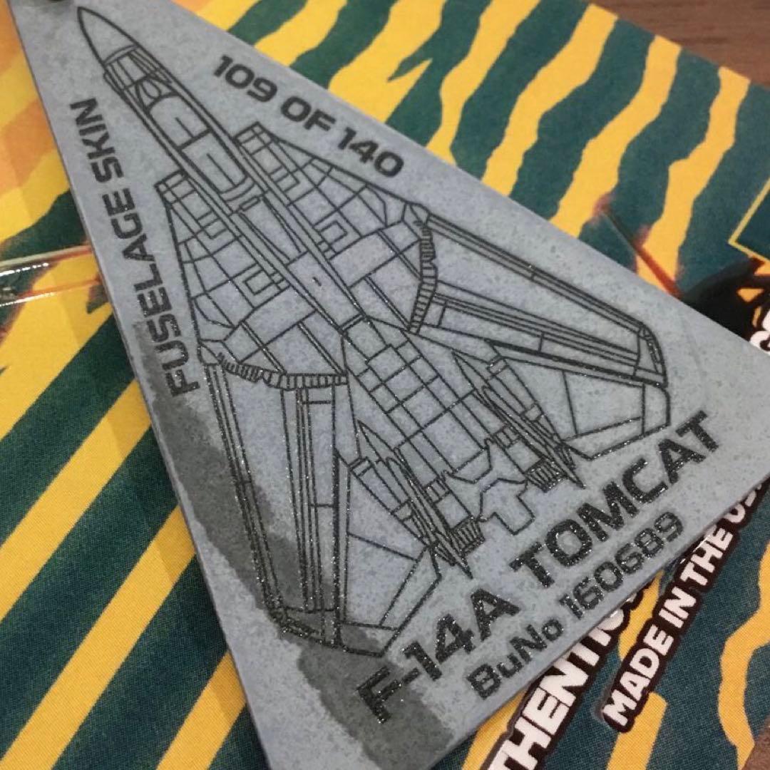 F-14 戦闘機フライトタグ　キーホルダー　アメリカ海軍　飛行機　TOPGUN