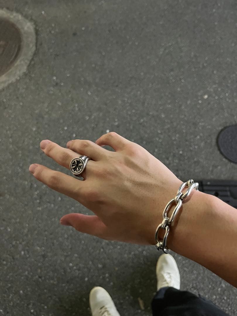 シェーヌダングルアンカーチェーン風シルバー925 ブレスレット Hawk Company（ホークカンパニー） ブレスレット 「Hawk Company