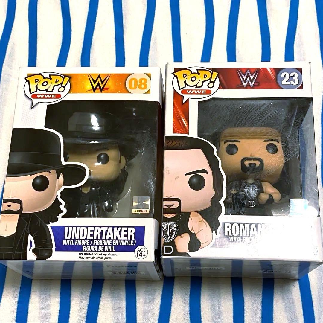 WWE POP funko『アンダーテイカー＆ローマン・レインズ』２体セット 70620A_WWE-Lesnar-
