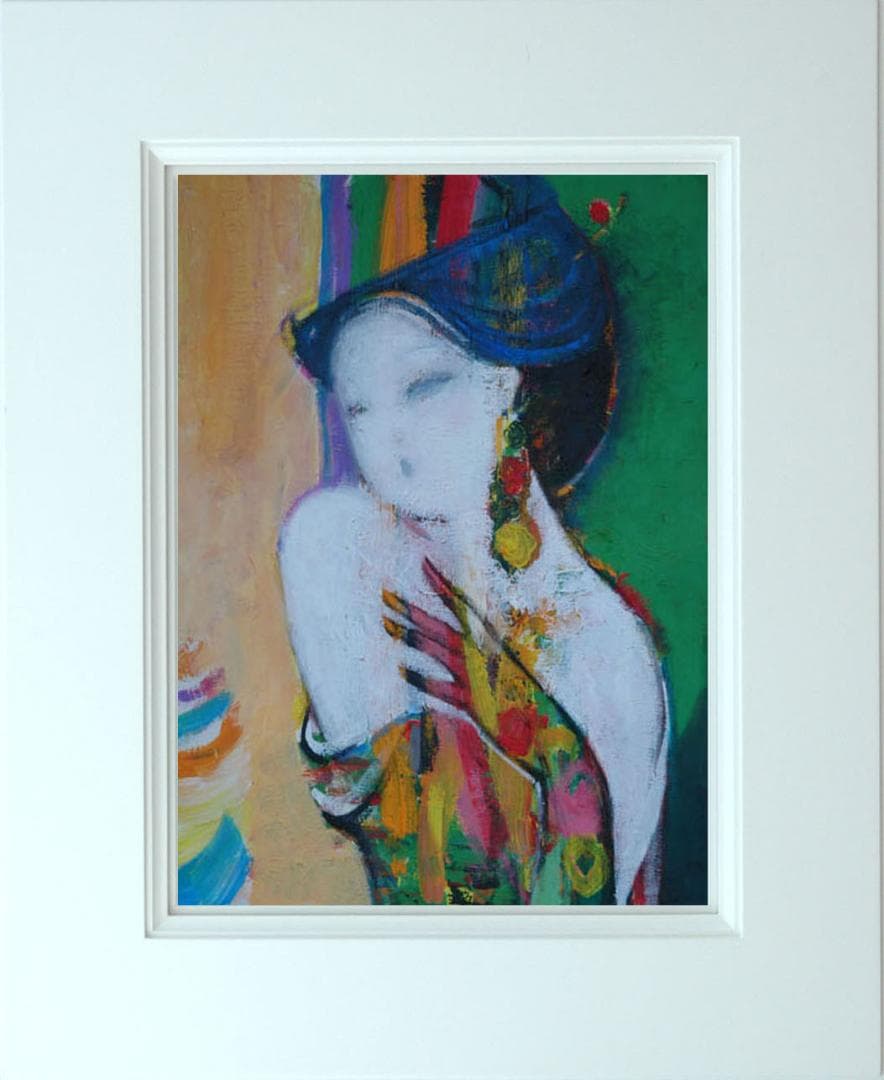 油絵 絵 絵画 インテリア uF6-010111 人物 女性像 - メルカリ