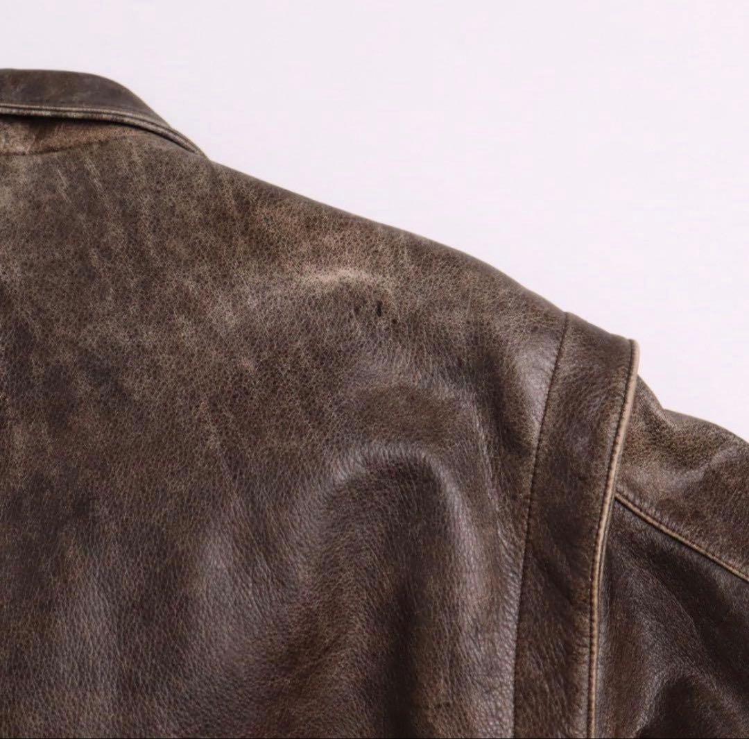 Vintage 80s 90s A2 G1 スタンドカラー レザージャケット - メルカリ