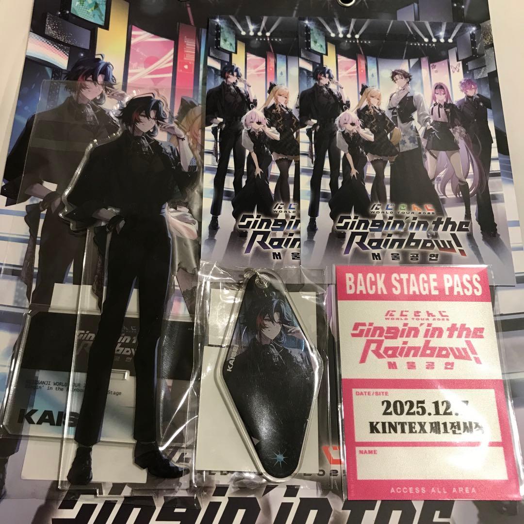 AGF にじさんじ ワルツ 韓国 会場 限定 アクキー アクスタ 魁星