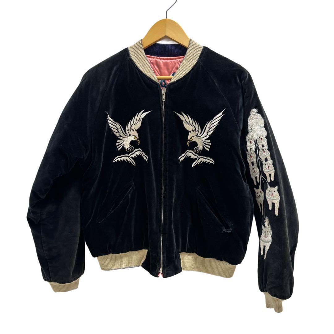 希少　美品　東洋エンタープライス　アラスカジャン　別珍　リバーシブル