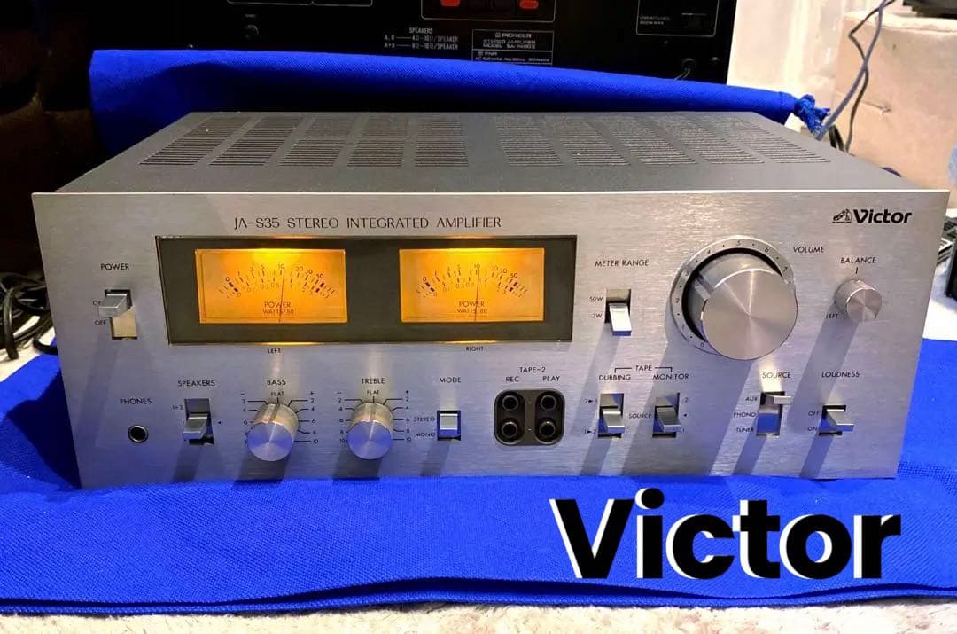 Victor プリメインアンプJA-S35 ビクター パワーメーターLED - メルカリ
