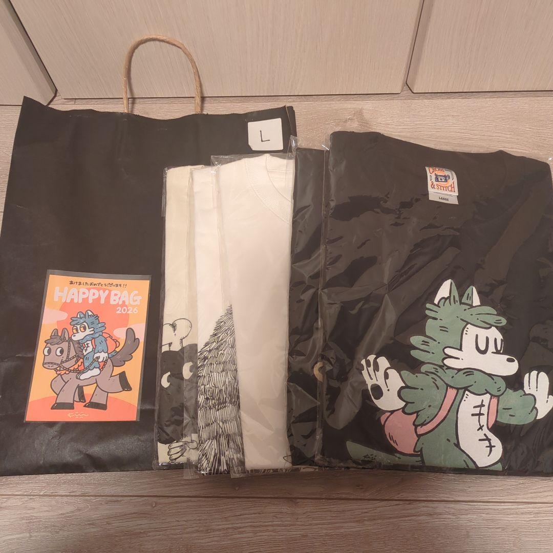 あらいきりこ/おおかみくん オリジナルTシャツ 5枚セット