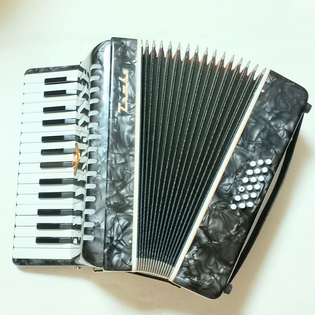 TOMBO No.181 30鍵 18ベース アコーディオン レトロシルバー - メルカリ