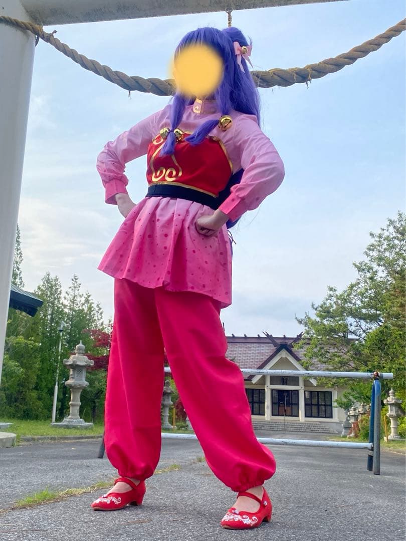 らんま1/2 シャンプー戦闘服コスプレセット(ウィッグ・靴付き - メルカリ