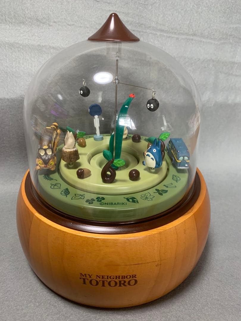 【訳あり品】リズム時計　トトロどんぐりドーム置き時計【ジャンク品】 となりのトトロ (トナリノトトロ) どんぐりドーム からくり時計