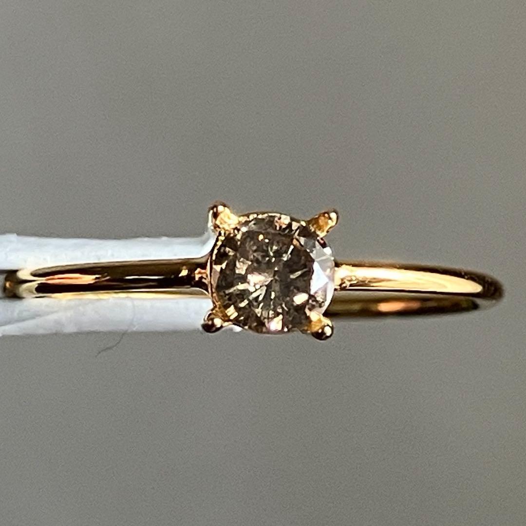 【むむさまご確認用】ブラウンダイヤモンドのファセットリング260110