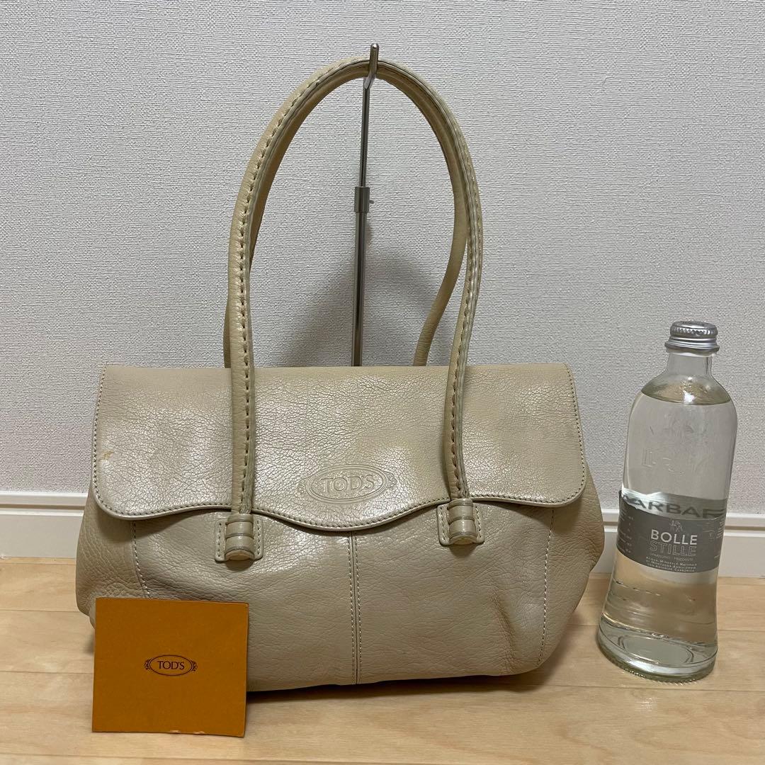 ■ TOD'S（トッズ） 良品 / レザー/ハンドバッグ/ ベージュ系