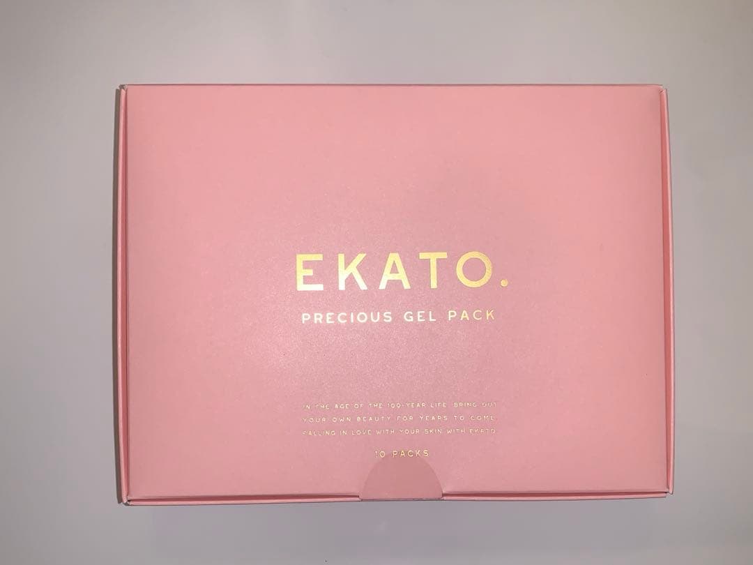 【新品未開封】EKATO GEL PACK 1セット（10回分） PRECIOUS GEL PACK 10 PACKS – EKATO.