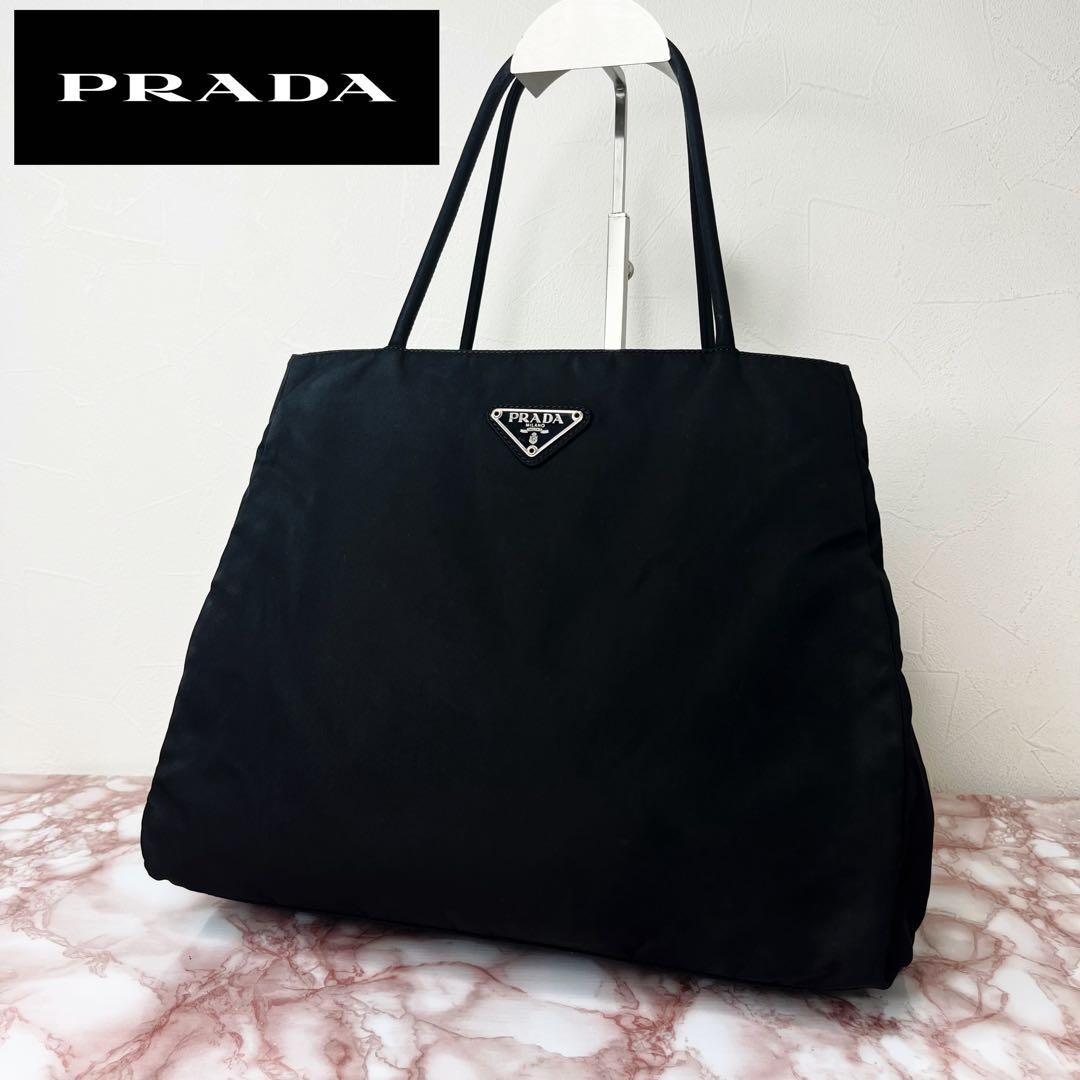 【極美品】PRADA ブラック トートバッグ140