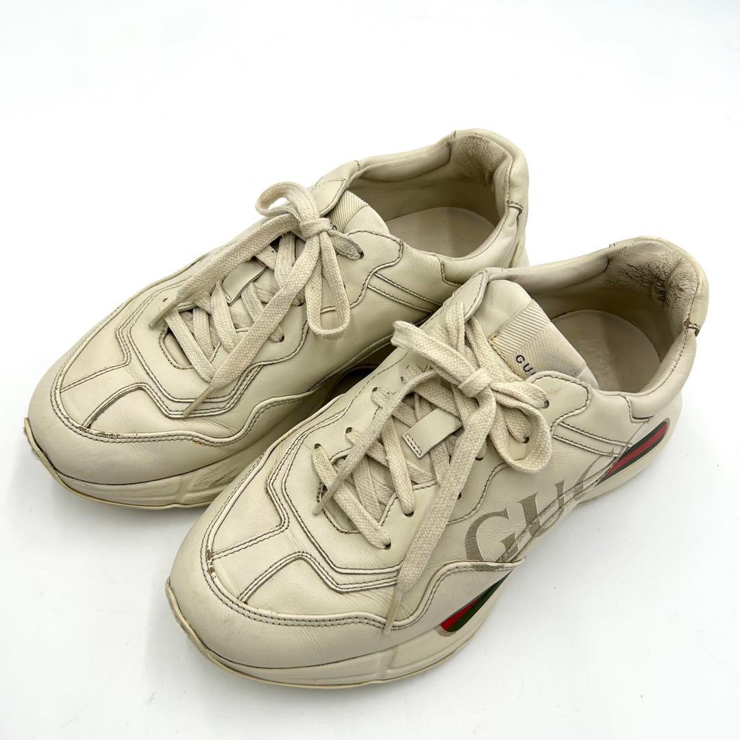GUCCI ライトン ダッドスニーカー シェリーライン オールドロゴ - メルカリ