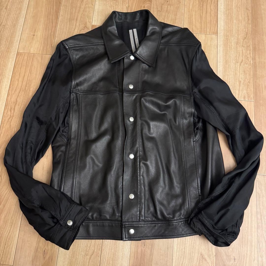 ジャケット・アウター Rick Owens TECUATL leather work jacket