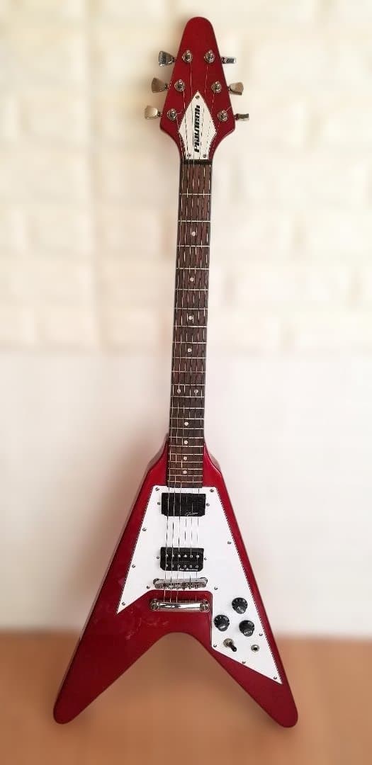 【値引中】PLAYTECH FV430 フライングVカスタム ソフトーケース付 PLAYTECH ( プレイテック ) FV430 ORANGE 送料無料 | サウンドハウス