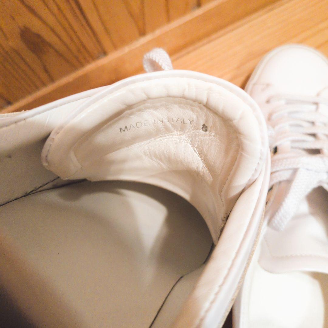 【定価6万超え・イタリア製】OAMC パッチスニーカー 白 27.5cm 希少