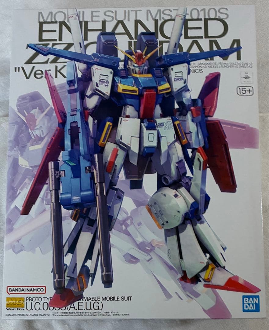 MG 強化型ダブルゼータガンダム Ver Ka 機動戦士ガンダムZZ 未組立