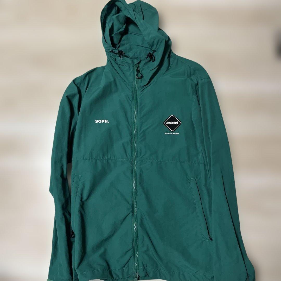 【1】Bristol フード付きナイロンジャケット Sサイズ グリーン