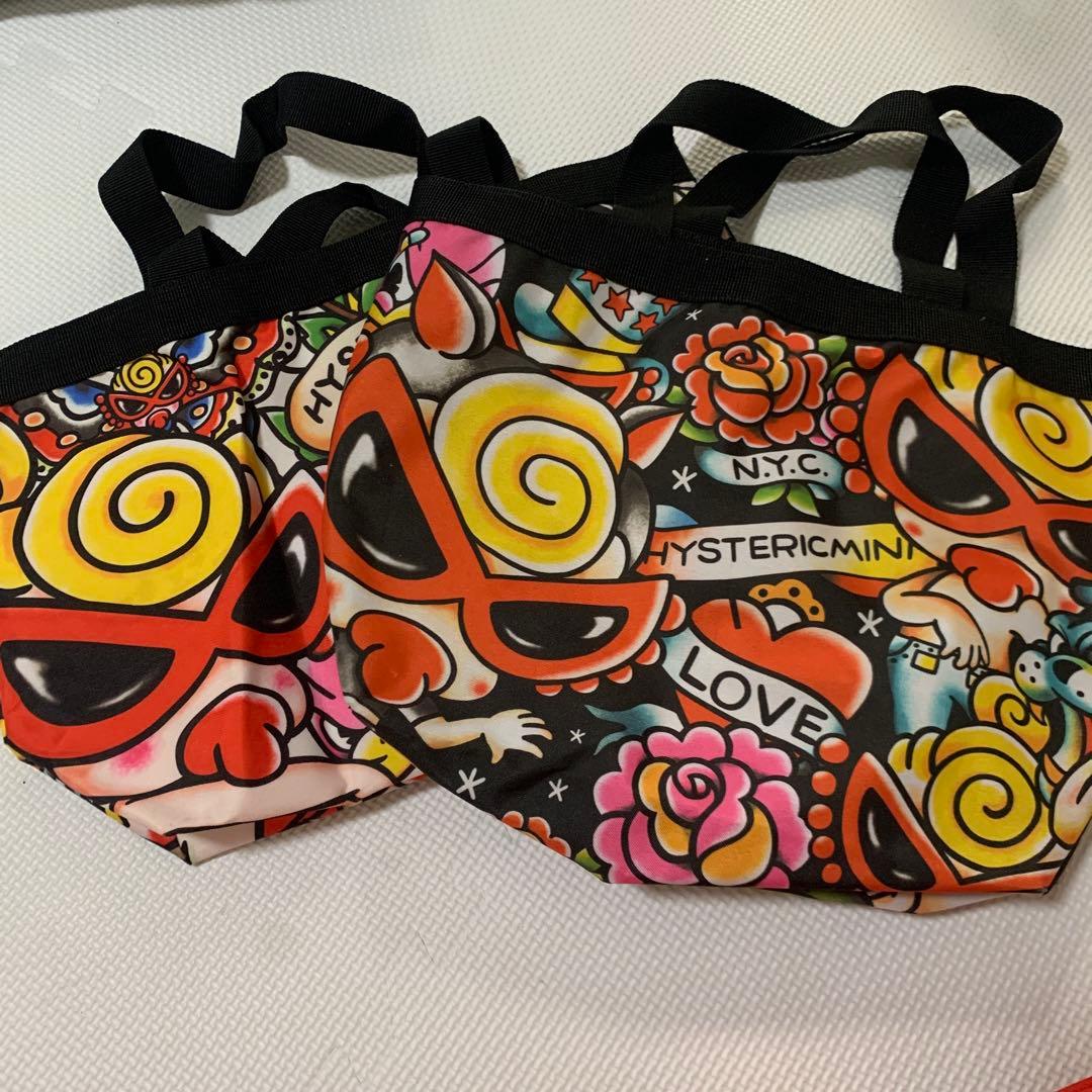 HYSTERIC MINI カラフル トートバッグ 2個セット - メルカリ