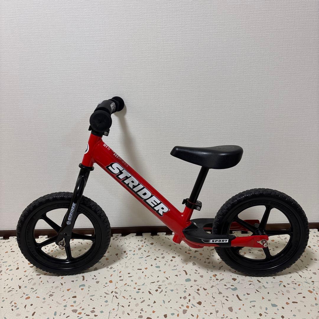 ご確認お願いいたします。ストライダー　スポーツモデル　12インチ　レッド　赤
