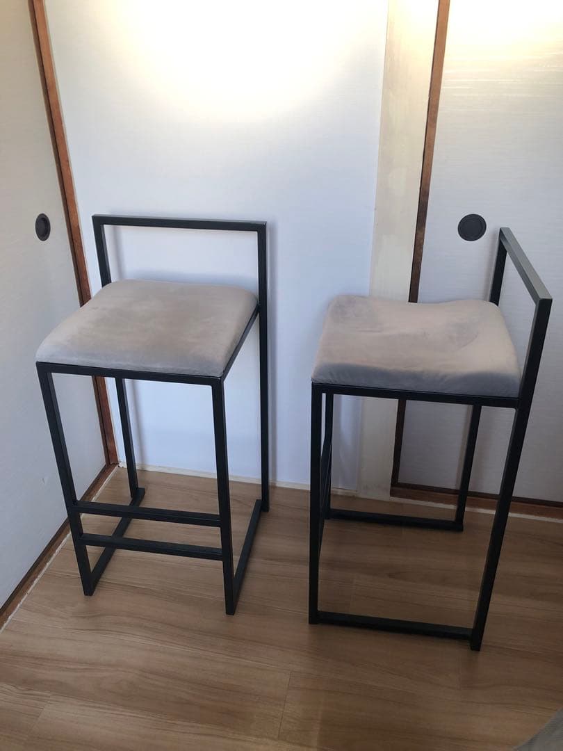 モダン バースツール グレー 2脚セット 楽天市場】バースツールの通販