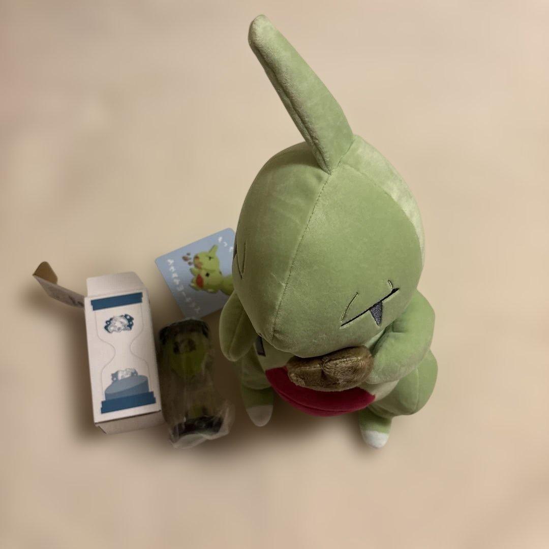 ポケモンセンターオリジナル　ヨーギラス　ぬいぐるみ　砂時計　もっちり ポケモンセンターオリジナル ヨーギラス ぬいぐるみ 砂時計 もっちり