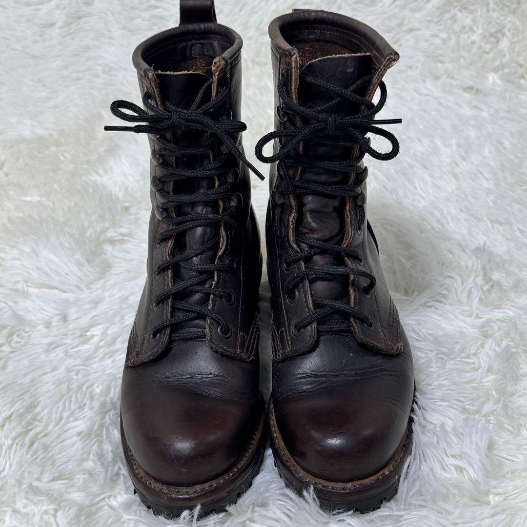 希少・USA製】FRYE フライ ロガーブーツ 6M（24cm）ビブラムソール