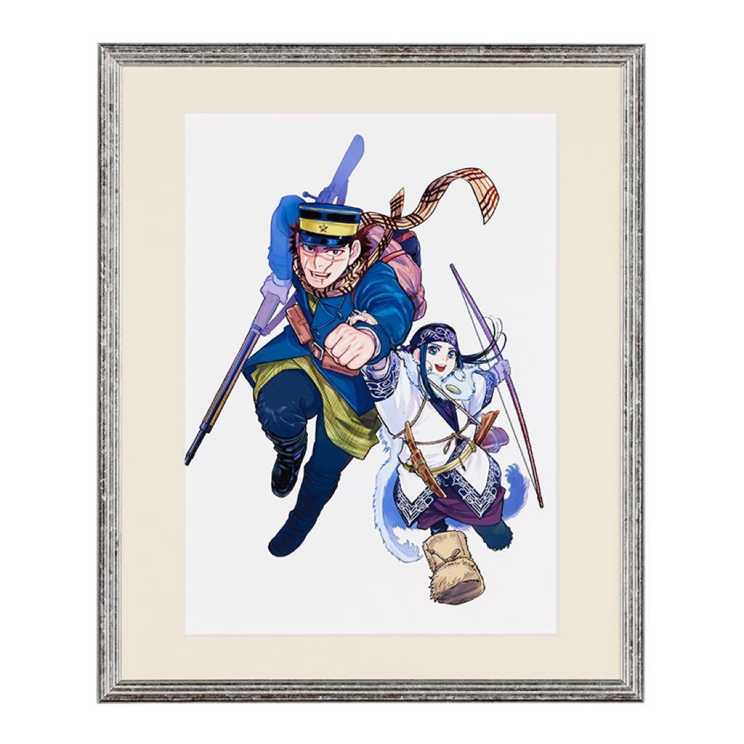 ゴールデンカムイ展 額装高精細デジタルカラー　キービジュアル　杉元 アシリパ