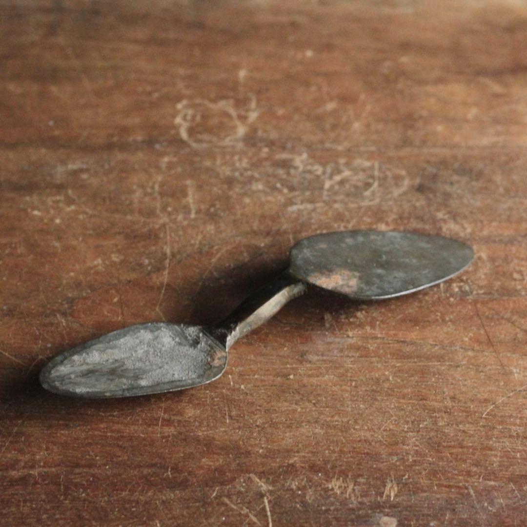 古い 道具 真鍮製 コテ 古道具 アンティーク オブジェ