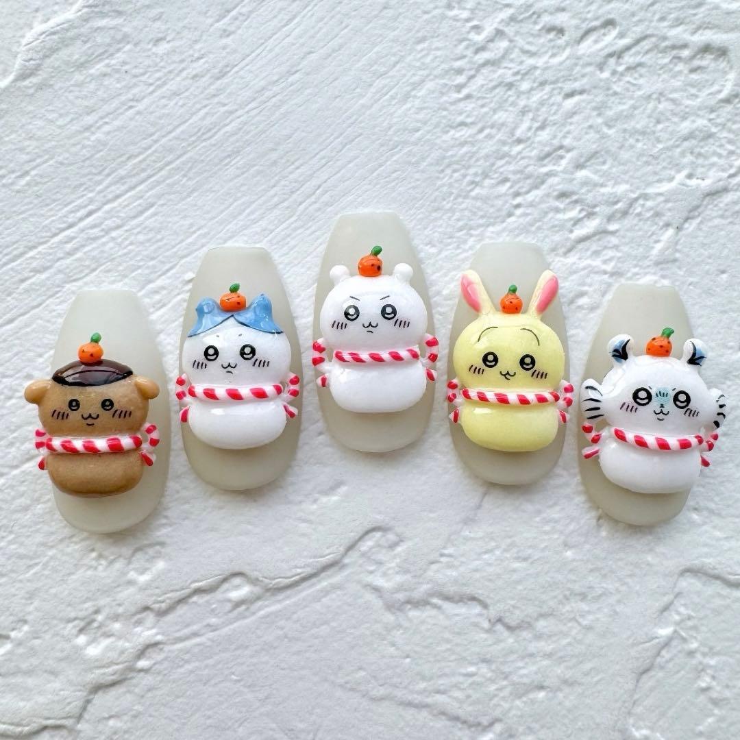 ちいかわ 3dパーツ 正月