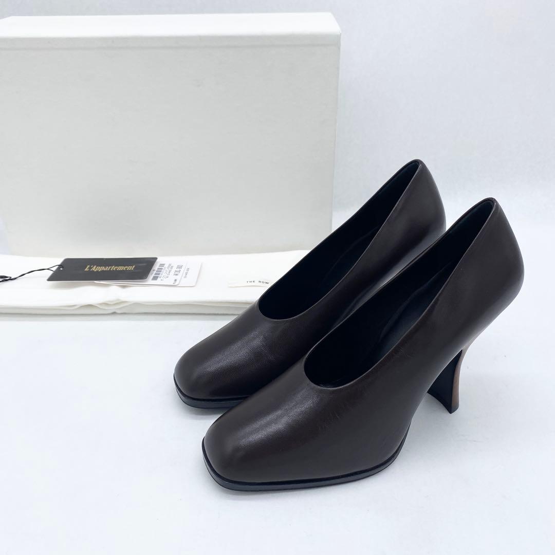 A18205 極美品 THE ROW JADE PUMP ヒールパンプス 茶36 - メルカリ