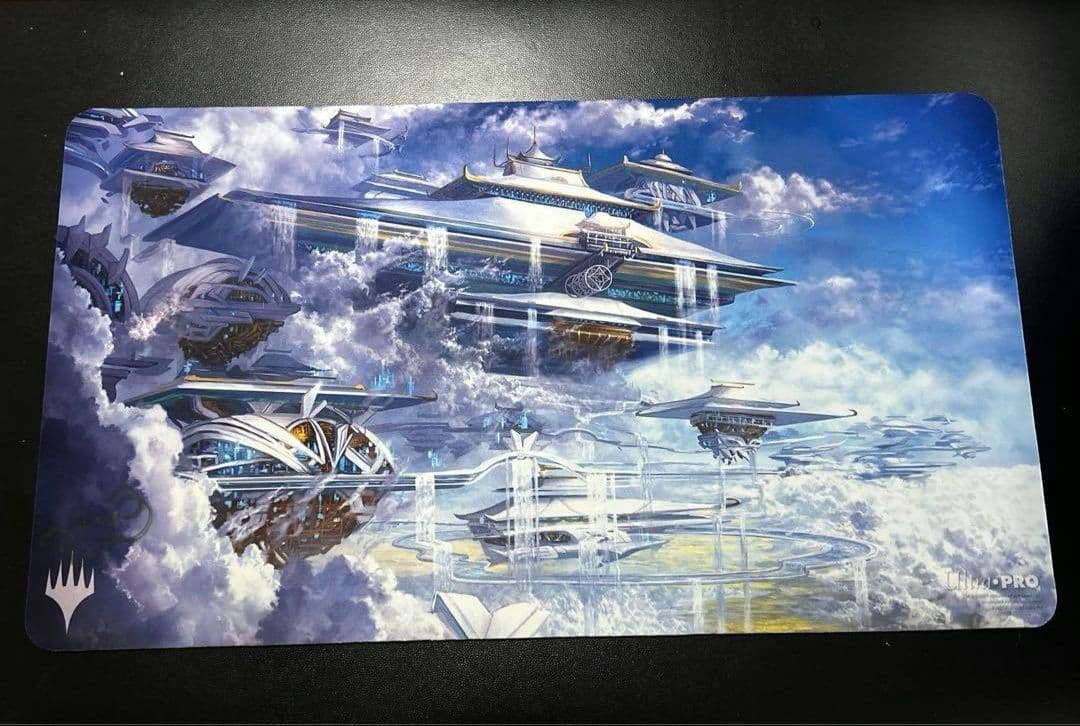 天上都市、大田原 プレイマット サイン付き MTG