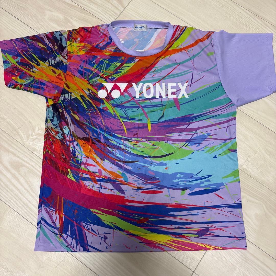 YONEX ライラックTシャツ INTER HIGH 2022 ヨネックス インターハイ2022 Tシャツ 黒 ブラック ソフトテニス