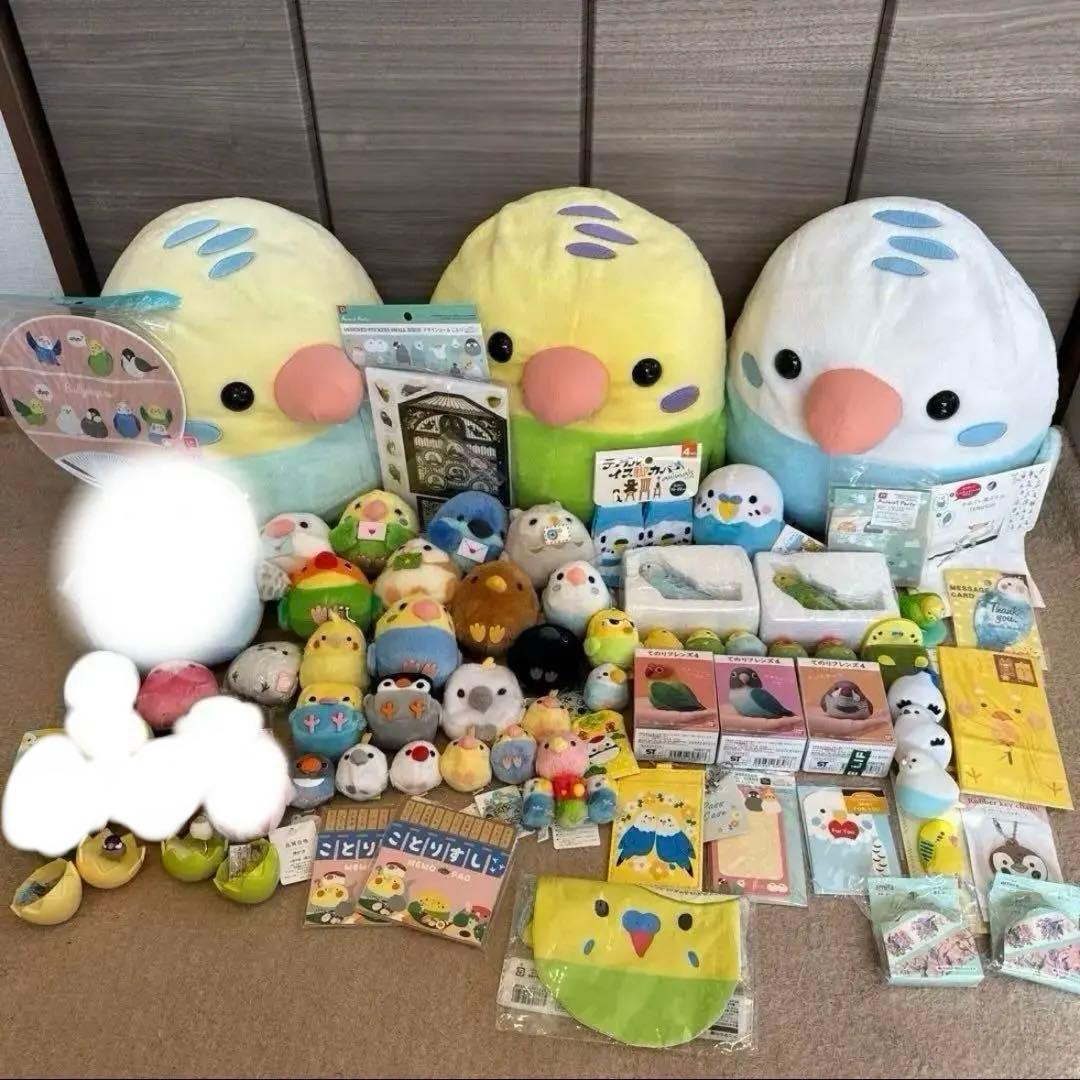 ことり隊　インコグッズ　セキセイインコ　70点　まとめ売り